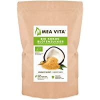 Meavita Azúcar De Coco- Sin Refinar- 1 Paquete (1x 1000 g) En Una Bolsa